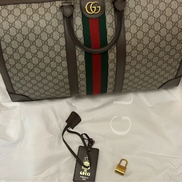 Gucci Savoy, large duffel bag made in Italy NWT. - Picture 2 of 14